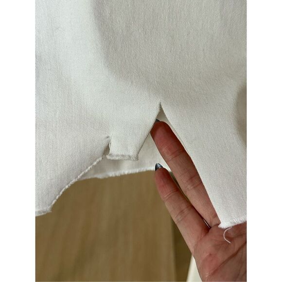 Hue white high waist distressed jeggings sz medium‎ - Picture 3 of 9